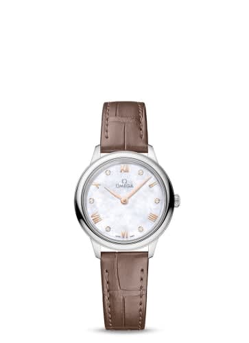Omega De Ville Quartz 27.5 Stainless Steel / MOP - Diamond