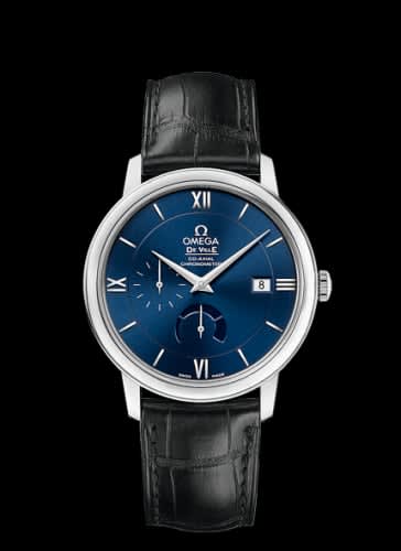 Omega De Ville Prestige Co-Axial 39.5 Power Reserve Stainless Steel / Blue