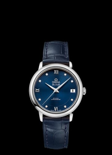 Omega De Ville Prestige Co-Axial 32.7 Stainless Steel / Blue