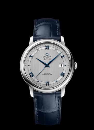 Omega De Ville Prestige Co-Axial 39.5 Stainless Steel / Vintage Silver