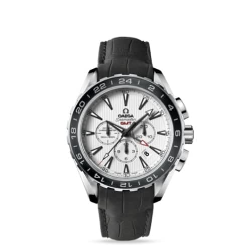 Omega Seamaster Aqua Terra 150M Co-Axial 44 GMT Chronograph Stainless Steel / Silver