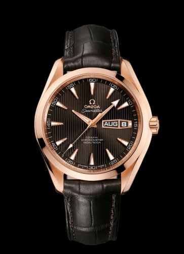 Omega Seamaster Aqua Terra 150m Co-Axial 43 Annual Calendar Red Gold / Grey