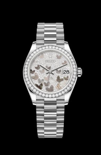 Rolex Datejust 31 White Gold / Diamond / Butterfly / President