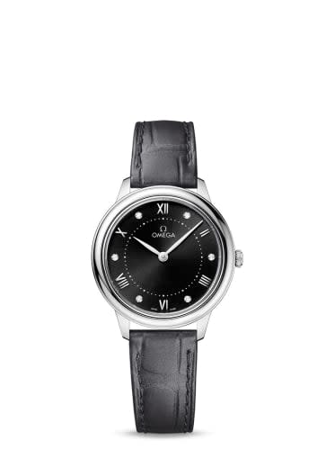 Omega De Ville Quartz 30 Stainless Steel / Black - Diamond