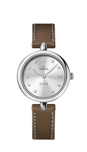 Omega De Ville Prestige Dewdrop Quartz 27.4 Stainless Steel / Silver