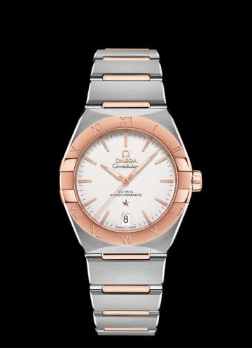 Omega Constellation Master Chronometer 36 Stainless Steel / Sedna / Silver / Bracelet