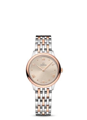 Omega De Ville Quartz 27.5 Stainless Steel - Sedna Gold / Beige / Bracelet