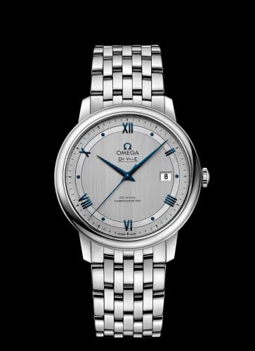 Omega De Ville Prestige Co-Axial 39.5 Stainless Steel / Vintage Silver / Bracelet