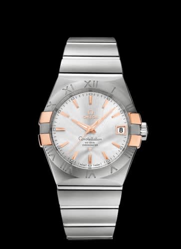 Omega Constellation Co-Axial 38 Stainless Steel / Red Gold / Silver