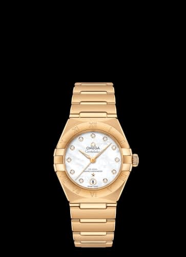 Omega Constellation Manhattan 29 Co-Axial Master Chronometer Yellow Gold / MOP