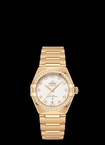 Omega Constellation Manhattan 29 Co-Axial Master Chronometer Yellow Gold / Silver /Diamond