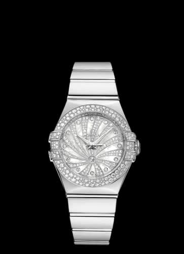 Omega Constellation Co-Axial 31 White Gold / Snow / Diamond Supernova
