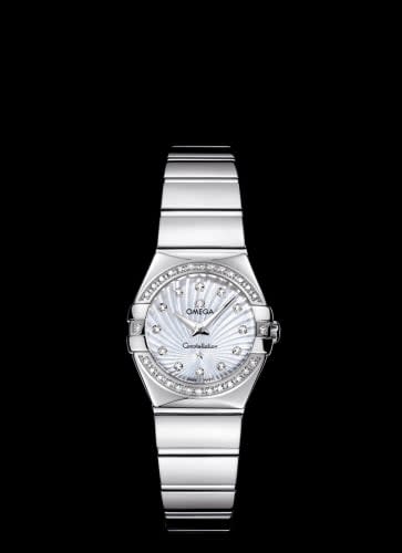 Omega Constellation Quartz 24 Polished Stainless Steel / Diamond / MOP Supernova