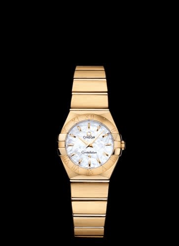 Omega Constellation Quartz 24 Brushed Yellow Gold / MOP