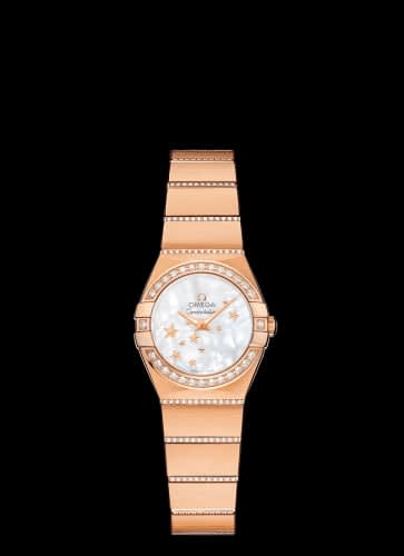 Omega Constellation Quartz 24 Red Gold / Diamond / MOP Star