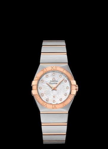 Omega Constellation Quartz 27 Stainless Steel / Red Gold / White MOP