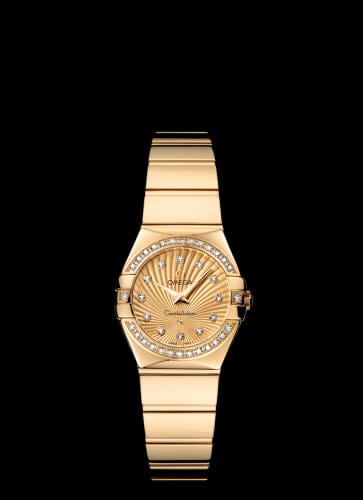 Omega Constellation Quartz 24 Polished Yellow Gold / Diamond / Champagne Supernova