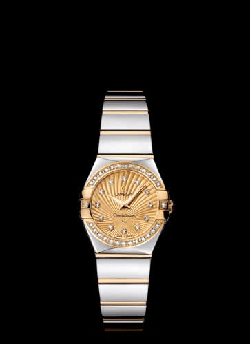 Omega Constellation Quartz 24 Polished Stainless Steel / Yellow Gold / Diamond / Champagne Supernova