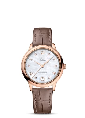 Omega De Ville Master Chronometer 34 Sedna Gold / MOP - Diamond