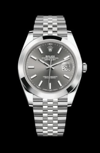 Rolex Datejust 41 Stainless Steel Smooth / Jubilee / Dark Rhodium