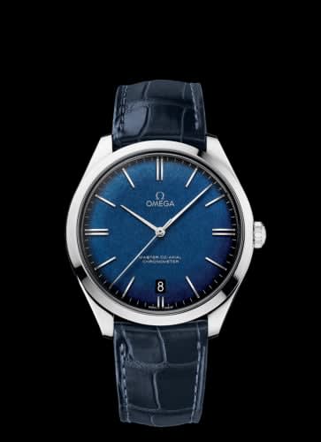 Omega De Ville Trésor White Gold / Blue Enamel