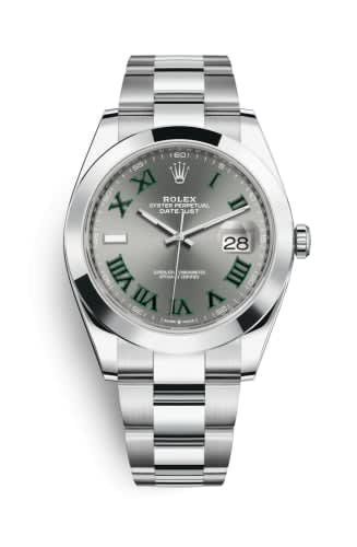 Rolex Datejust 41 Stainless Steel Smooth / Oyster / Slate Roman