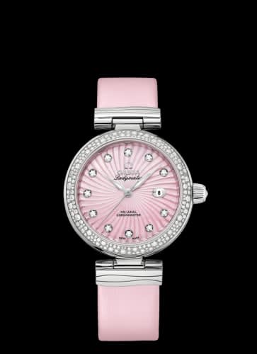 Omega LadyMatic Co-Axial 34 Stainless Steel / Diamond / Pink MOP