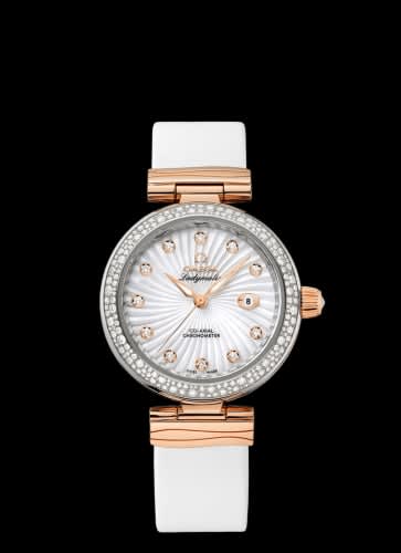 Omega Ladymatic Co-Axial 34 Stainless Steel / Red Gold / Diamond / MOP
