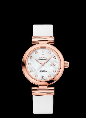 Omega LadyMatic Co-Axial 34 Sedna Gold / MOP