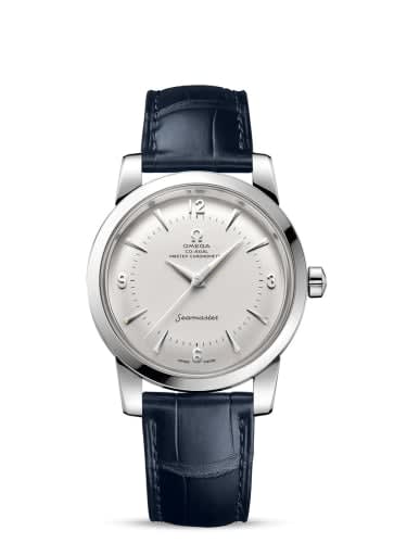 Omega Seamaster 1948 Central Seconds Stainless Steel / Silver / Leather