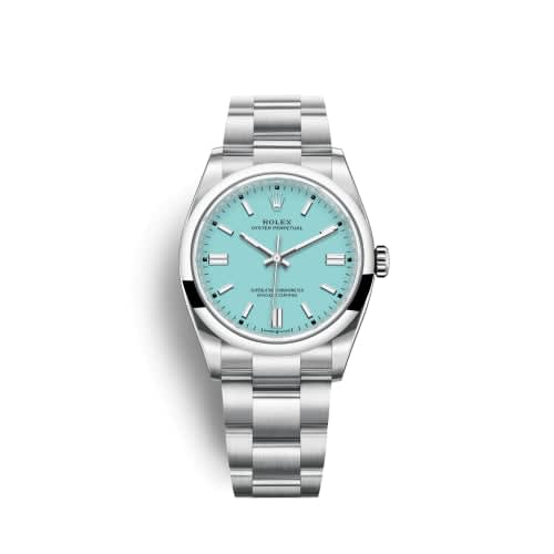 Rolex Oyster Perpetual 36 Stainless Steel / Turquoise