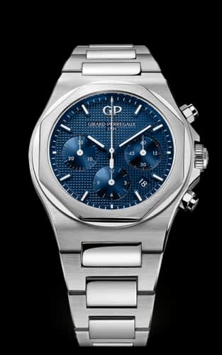 Girard-Perregaux Laureato 42 Chronograph Stainless Steel / Blue / Bracelet