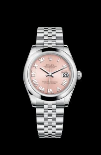 Rolex Datejust 31 Stainless Steel Domed / Jubilee / Pink Roman