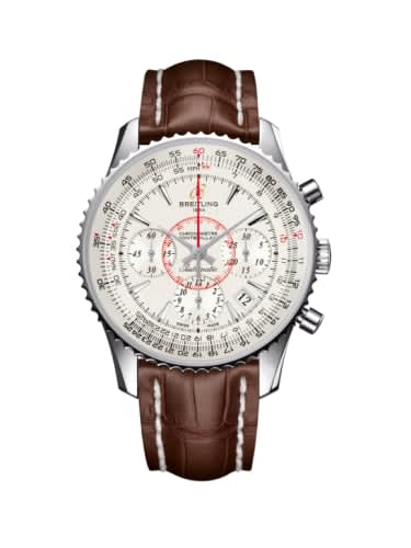 Breitling Montbrillant 01 Stainless Steel / Mercury Silver / Croco