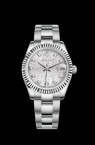 Rolex Datejust 31 Stainless Steel Fluted / Oyster / Silver Computer
