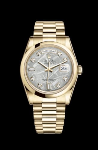 Rolex Day-Date 36 Yellow Gold Domed / President / Meteorite