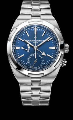 Vacheron Constantin Overseas Dual Time Stainless Steel / Blue