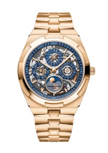 Vacheron Constantin Overseas Ultra-Thin Perpetual Calendar Pink Gold / Skeleton / Bracelet