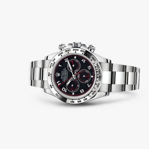 Rolex Daytona White Gold Black Racing