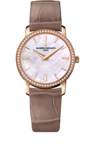 Vacheron Constantin Traditionnelle Quartz Pink Gold / Diamond / MOP