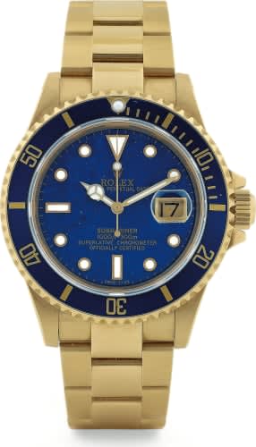 Rolex Submariner 16618 Lapis