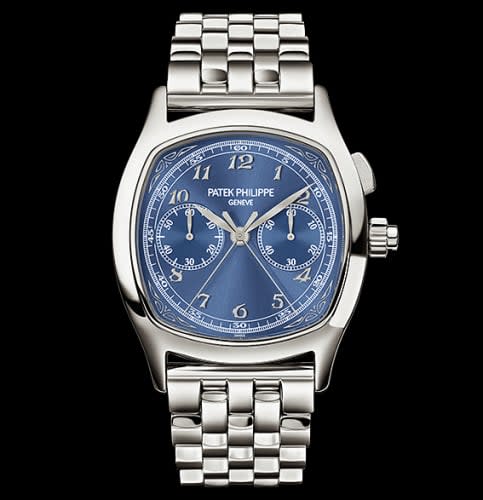 Patek Philippe Split-Seconds Chronograph 5950 Stainless Steel / Blue / Bracelet