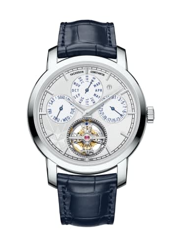 Vacheron Constantin Traditionnelle Tourbillon Perpetual Calendar Platinum / Silver