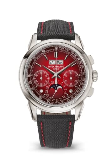 Patek Philippe Perpetual Calendar Chronograph 5270 Platinum / Red
