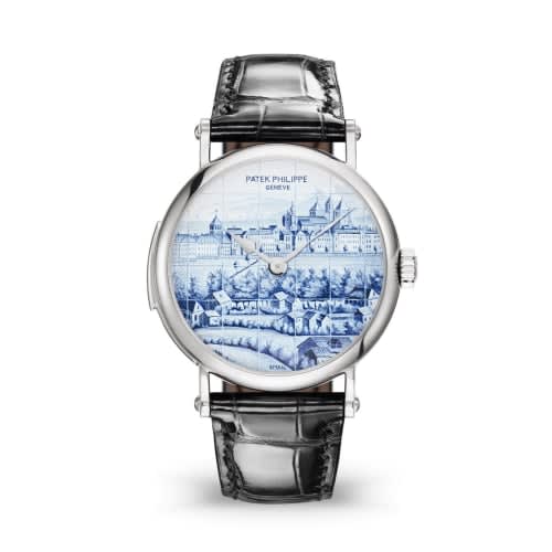 Patek Philippe Tourbillon Minute Repeater 5538 White Gold / Old Views of Geneva