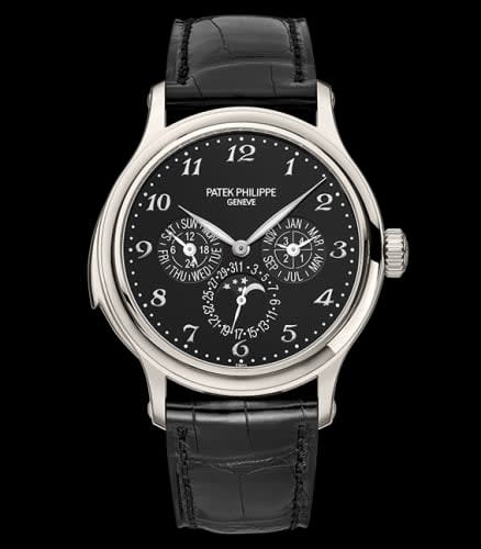 Patek Philippe Minute Repeater Perpetual Calendar 5374 Platinum / Black