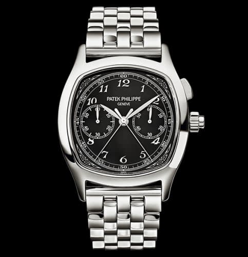 Patek Philippe Split-Seconds Chronograph 5950 Stainless Steel / Black / Bracelet