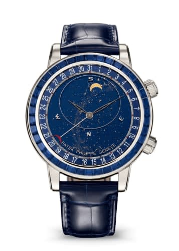 Patek Philippe Celestial 6104 Platinum - Sapphire / Blue