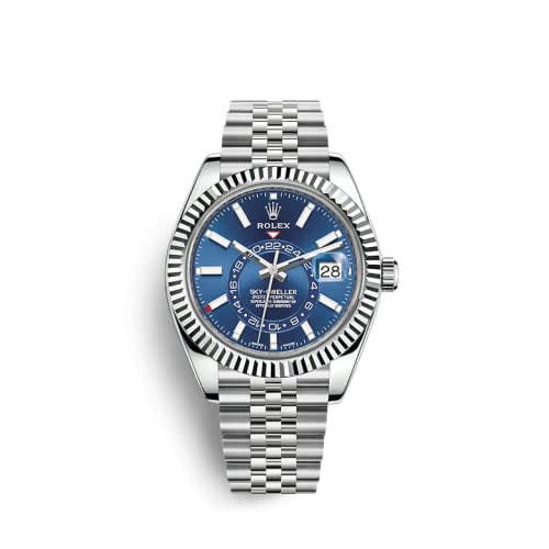 Rolex Sky-Dweller Stainless Steel / White Gold / Blue / Jubilee