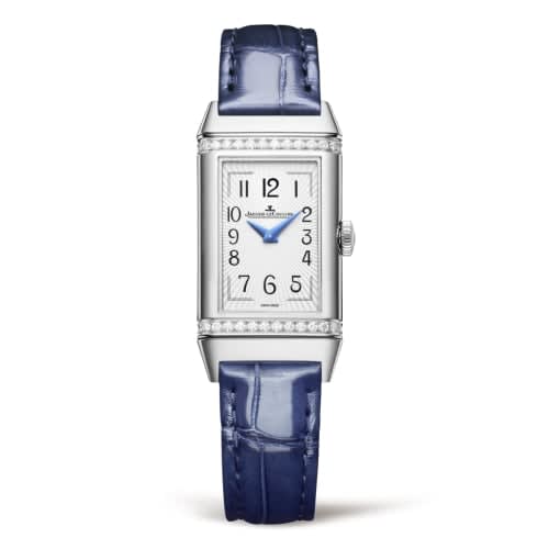 Jaeger-LeCoultre Reverso One Duetto Stainless Steel / Silver / Alligator